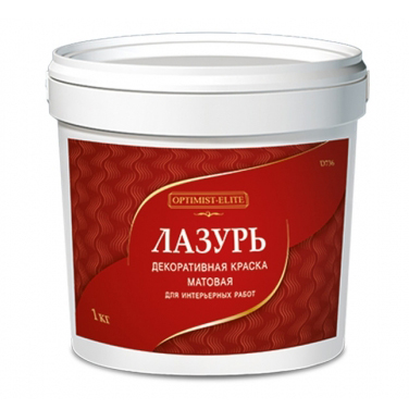 Финишная краска матовая "Лазурь" 1кг. D 736