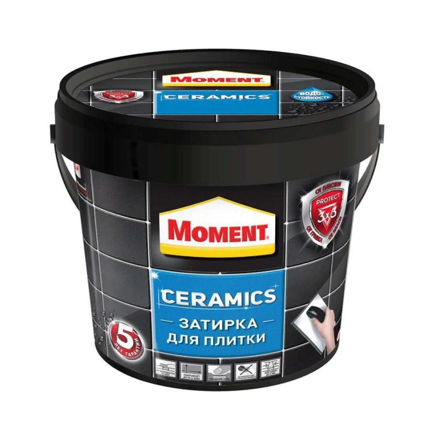 Затирка для плитки Moment Ceramics 1кг. (серый) 1971906