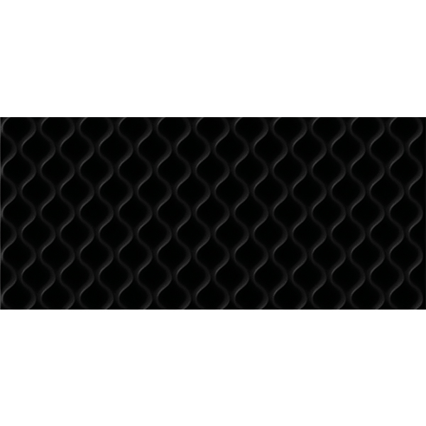 Облицовочная плитка Cersanit Deco 29.8x59.8 рельеф, черный DEL232D