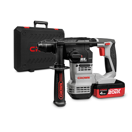 Аккумуляторный перфоратор SDS PLUS Crown СТ28001HX-4 BMC 20В