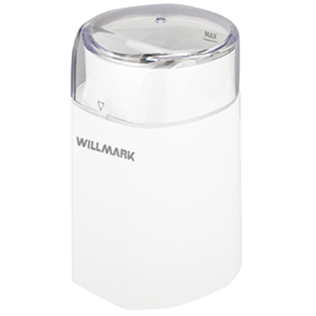 Кофемолка электрическая WILLMARK WCG-215 белая