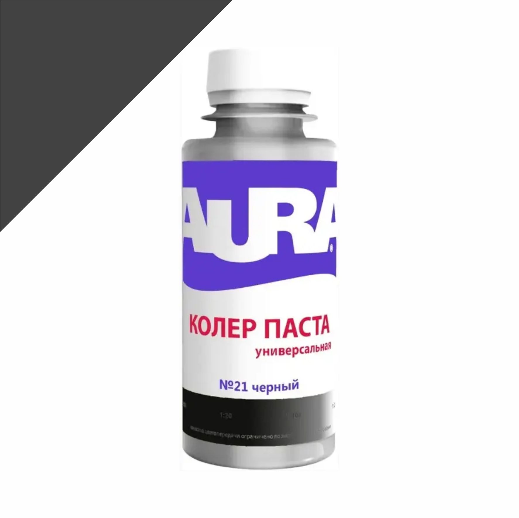 Колер паста универсальная Aura №21 черный 0,1л