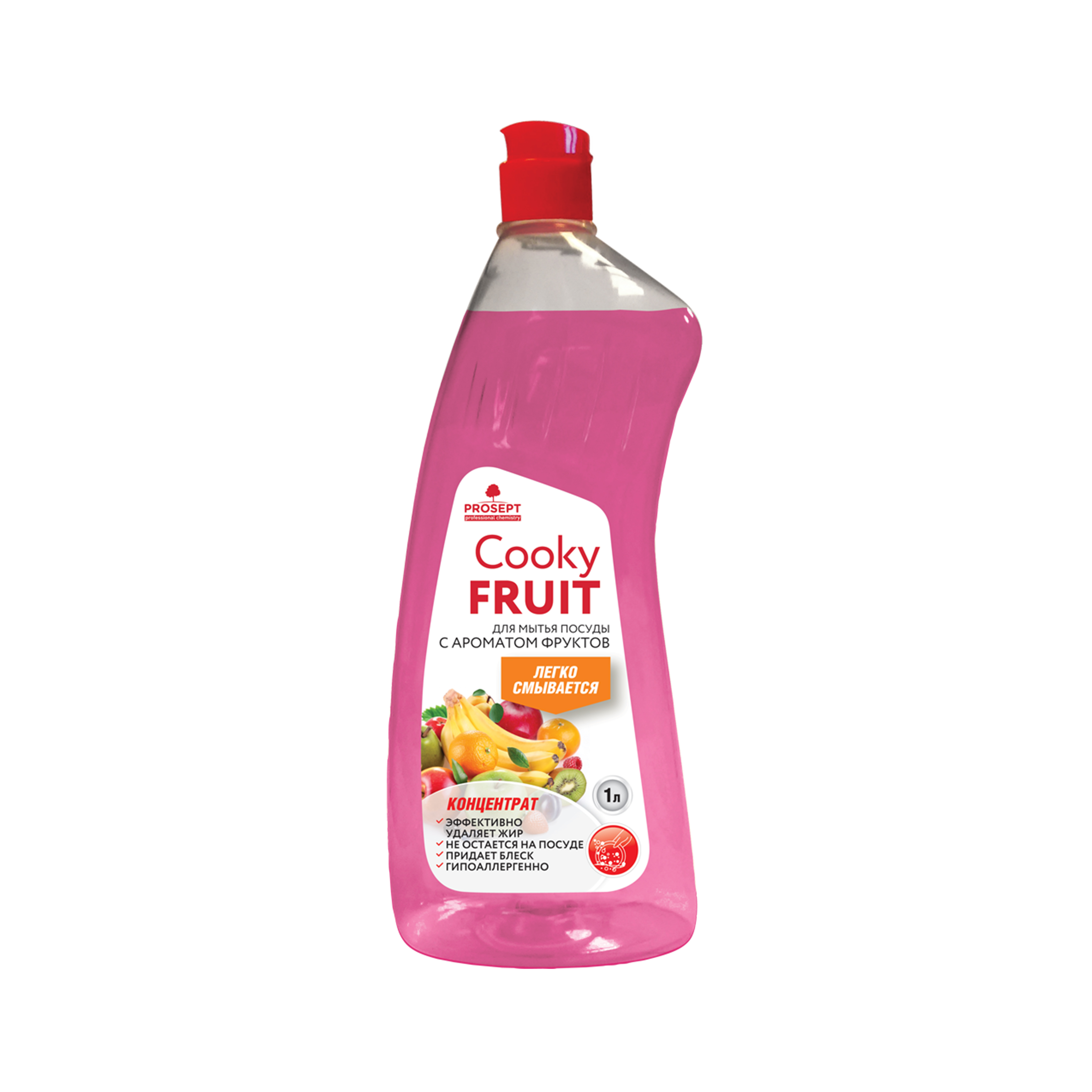 Гель для мытья посуды с ароматом фруктов Prosept Cooky Fruit 1л 127-1