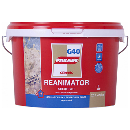 Спецгрунт по старым покрытиям Parade Reanimator 2,5л. G 40