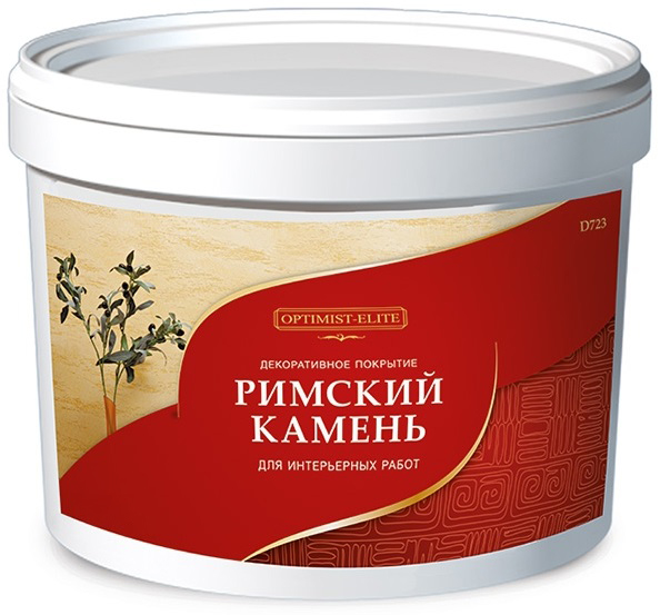 Декоративное покрытие Римский камень для внутренних работ 7кг. D 723