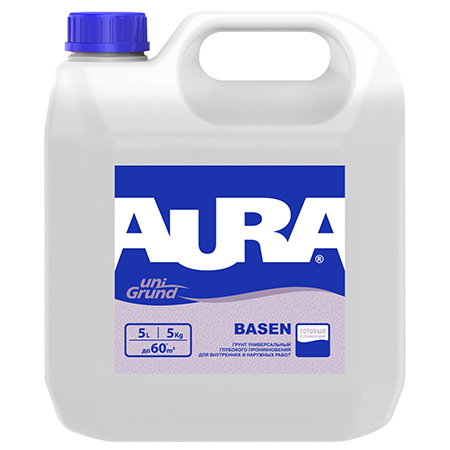 Грунт универсальный глубокого проникновения Aura Basen 5л./100