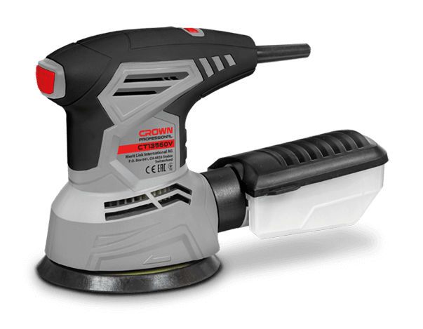 Эксцентриковая шлифовальная машина Crown CT13560V 300Вт/8