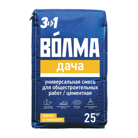 Сухая цементная смесь универсальная Волма Дача 25кг 1/56