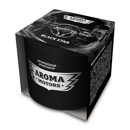 Ароматизатор гелевый "Aroma Motors" Black star 100мл 0171АС