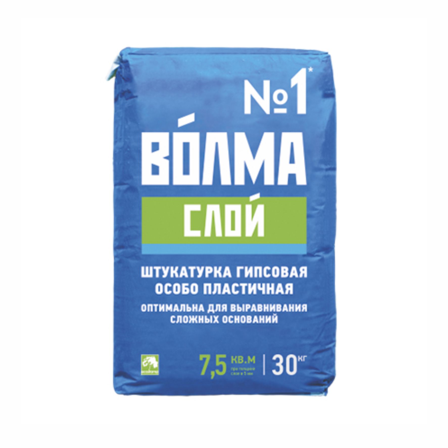 Штукатурка гипсовая для выравнивания сложных оснований Волма Слой 30кг 1/45