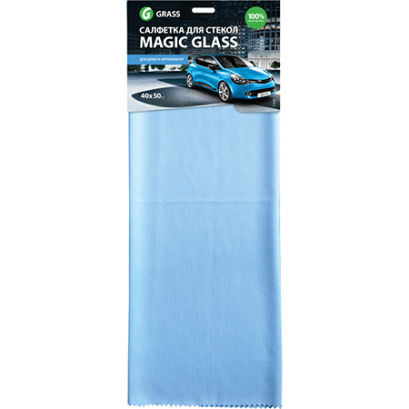 Салфетка для стекол Magic Glass 40х50см 0308