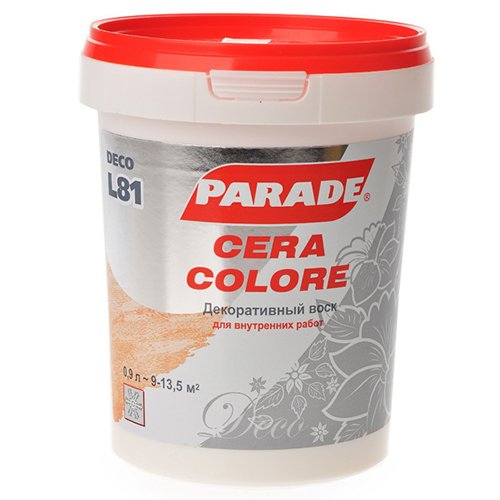 Декоративный воск бесцветный Parade Deco Cera Colore 0,9л. L 81