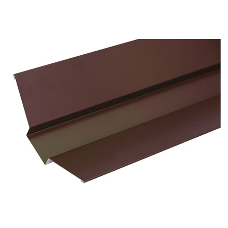 Планка ендовы верхней 95х80х95 0,45 RAL 8017 шоколад GRL