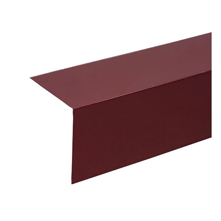 Планка карнизная 120х80 0,45 RAL 3005 красное вино