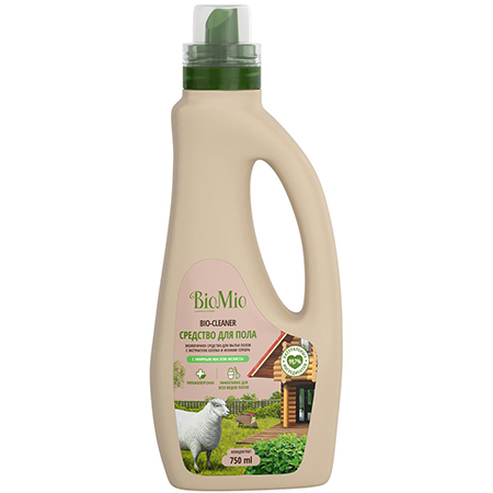 Средство для мытья полов BioMio Bio-floor Cleaner гипоаллергенное, с маслом мелиссы 750мл