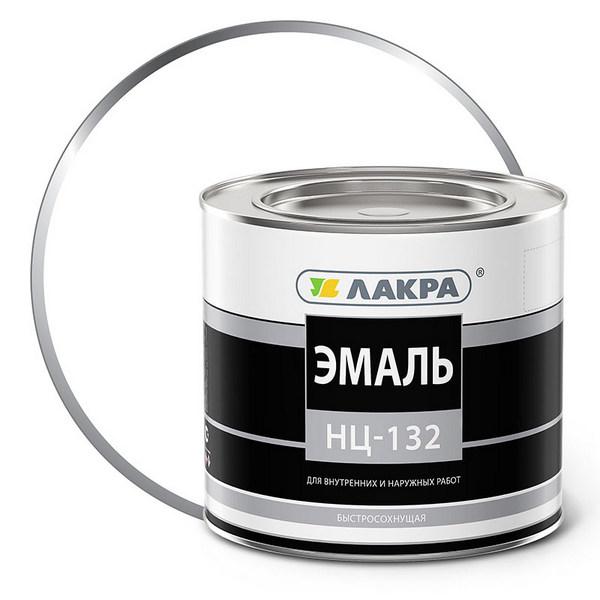 Эмаль Лакра НЦ-132 белый 1,7кг.