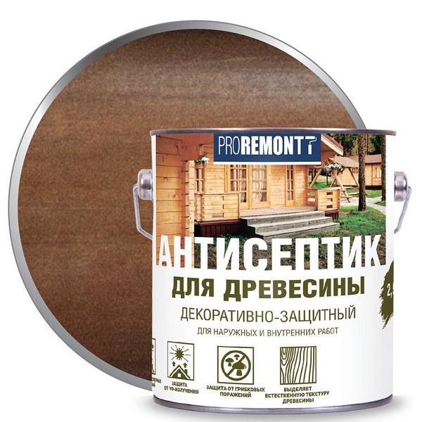 Антисептик деревозащитное средство палисандр Proremontt 2,5л 0006565