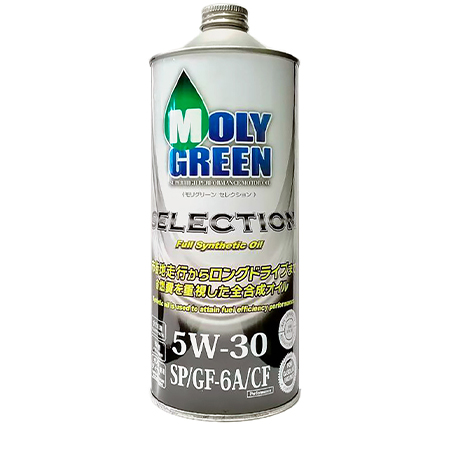 Масло моторное 5W-30, 1л (синтетика), MolyGreen Selection SP/GF-6A/CF (бензин)