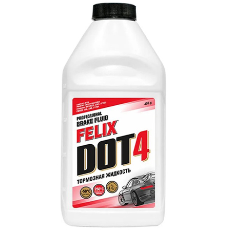 Тормозная жидкость DOT-4 (0,455L) FELIX (арт.430130005)