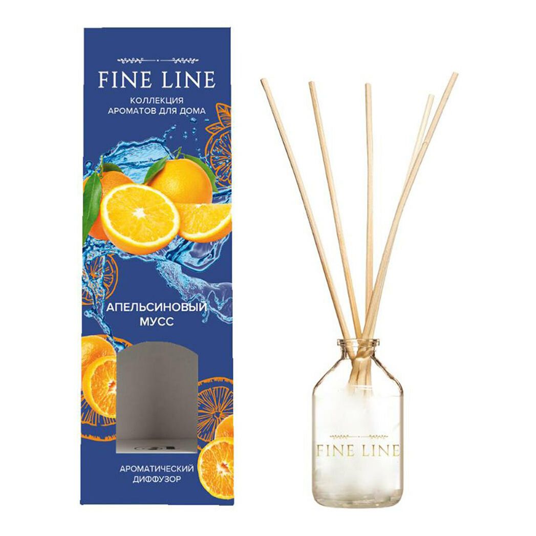 Диффузор Fine Line, аромат Апельсиновый мусс 50мл 930877