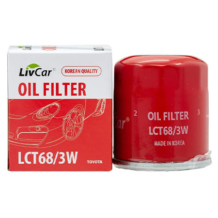 Фильтр масляный (C-110) LIVCAR Oil Filter, (арт.LCT68/3W) (Toyota Prius/Yaris, Lexus ES)