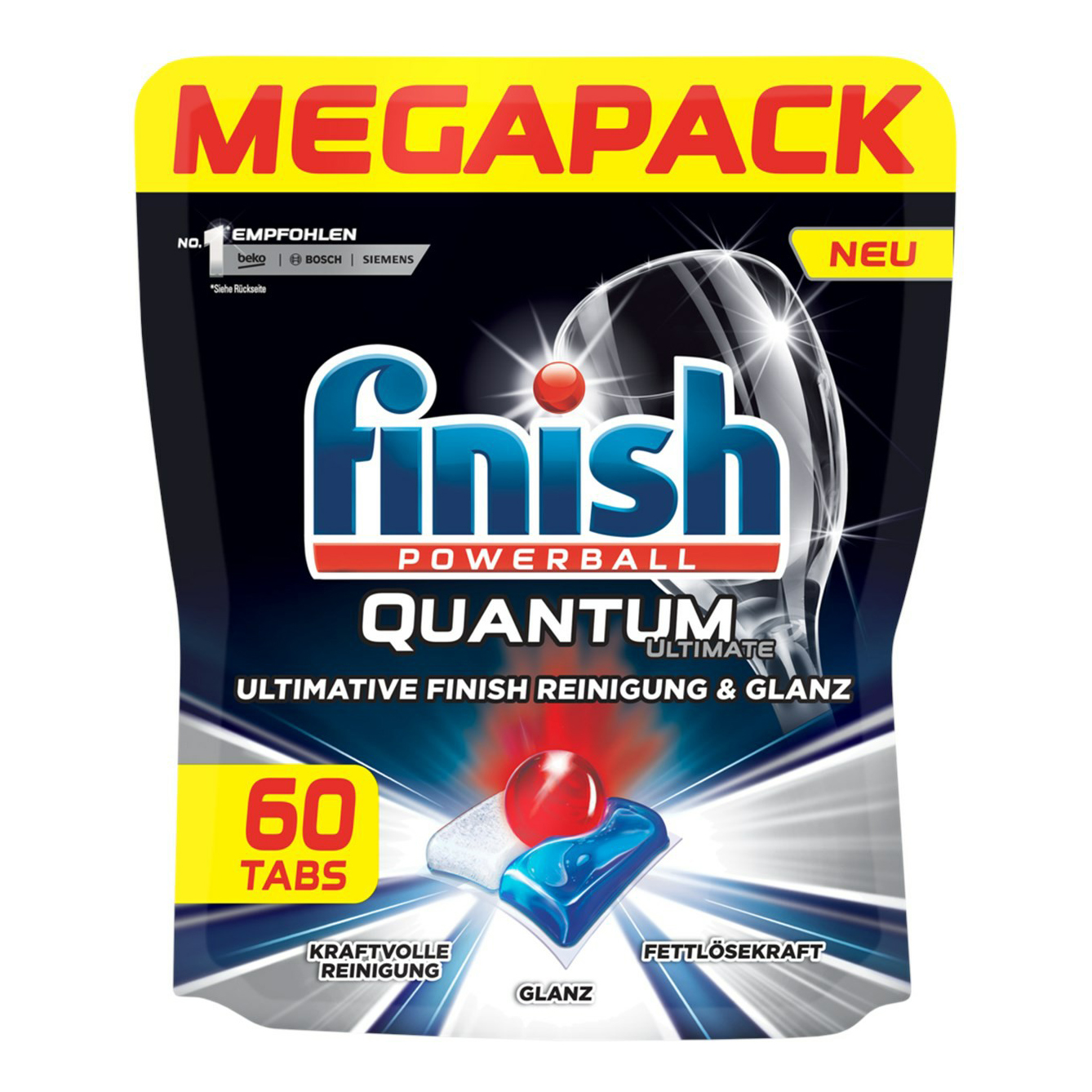 Таблетки для посудомоечных машин Finish (60шт.)