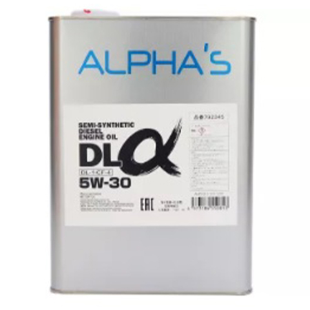 Масло моторное 5W-30, 4 л (п/синт) Alphas DL-1/CF-4 (дизель)