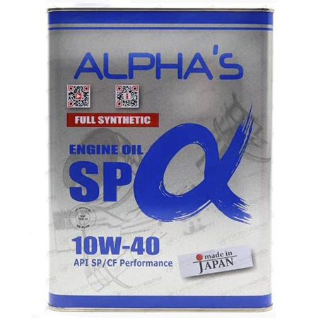 Масло моторное 10W-40, 4 л (синтетика) Alphas SP/CF (бенз/диз)