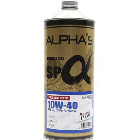 Масло моторное 10W-40, 1 л (синтетика) Alphas SP/CF (бенз/диз)