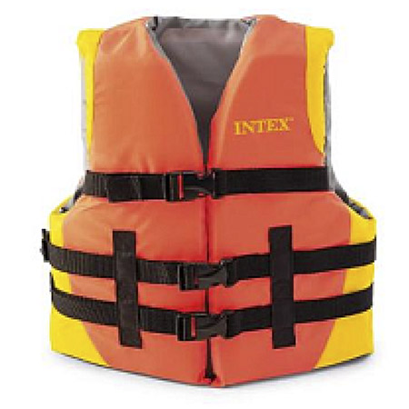 Intex, Жилет для плавания с пенопл. встав., 23-41кг, обх.груди 64-74см