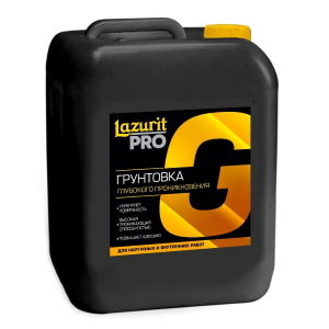 Грунтовка глубокого проникновения "Lazurit PRO" 10л.