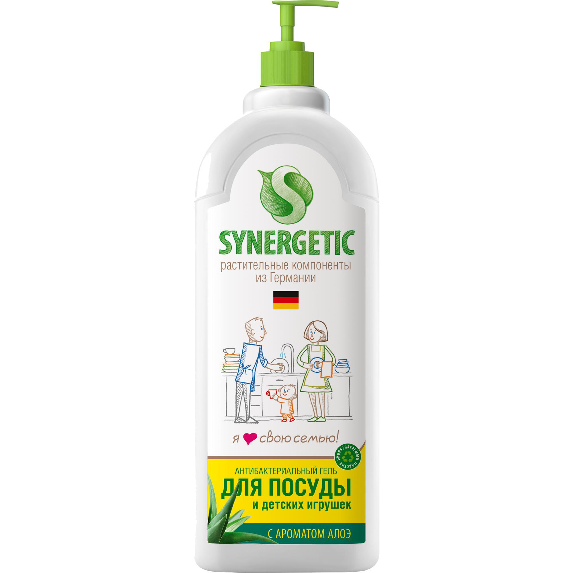 Гель для мытья посуды Synergetic алоэ 1л 103103/8