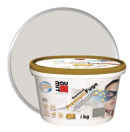 Затирка для швов Baumit Baumacol PremiumFuge 2кг (серебристо-серый)