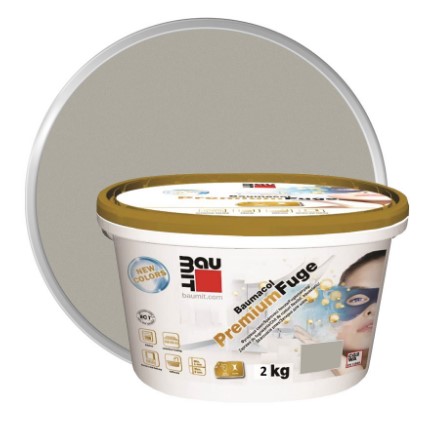 Затирка для швов Baumit Baumacol PremiumFuge 2кг (цементно-серый)