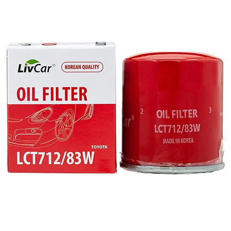 Фильтр масляный (C-111/C-114) LIVCAR Oil Filter, (арт. LCT712/83W) (Toyota Alphard I, Lexus GS/IS)