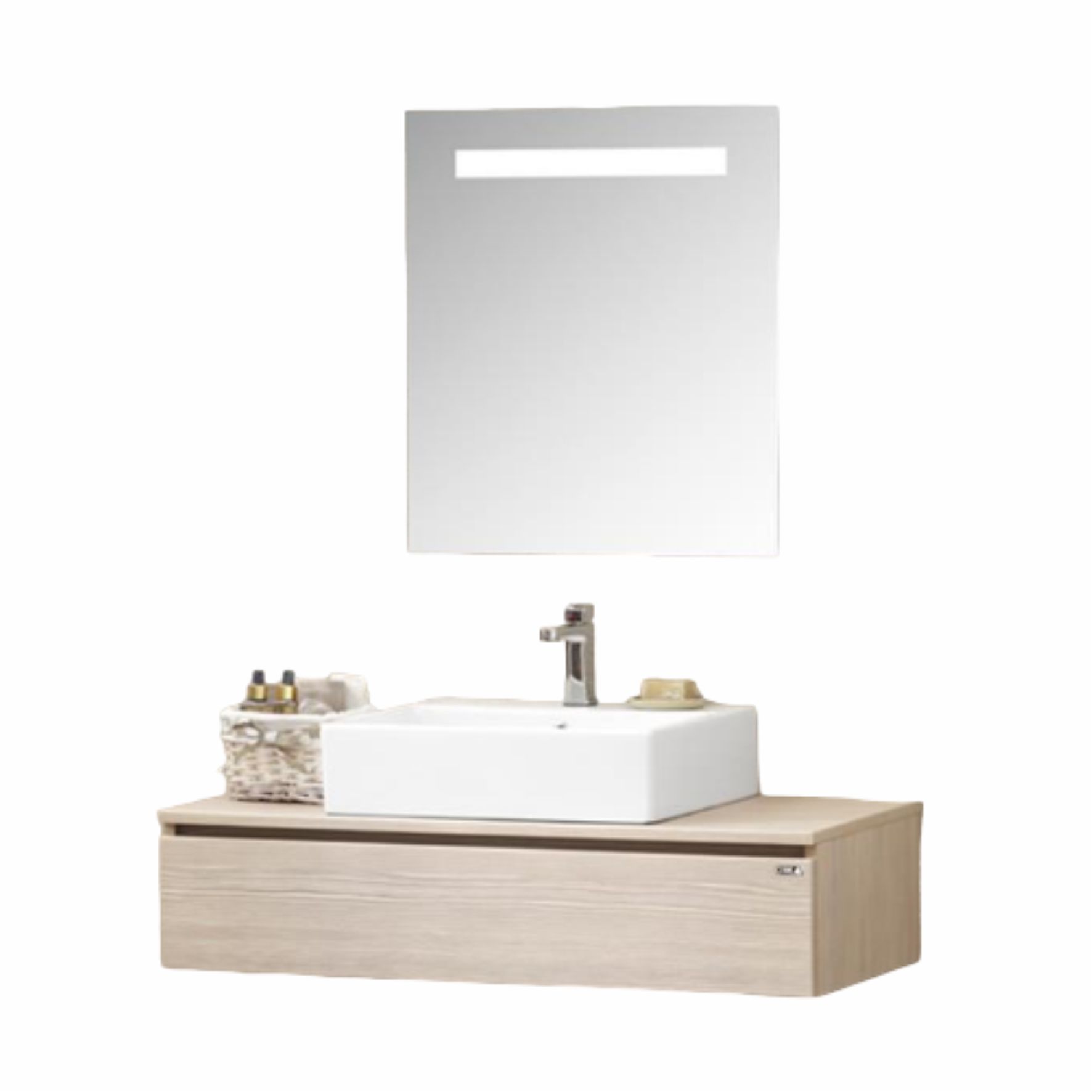 Комплект KURE 80 CM (тумба подвесн.,умыв.,зерк.) Турция
