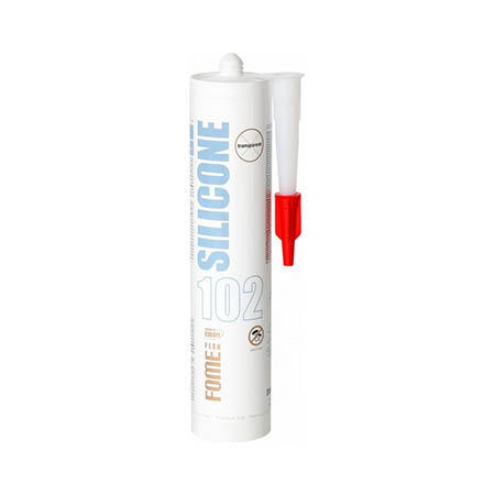 Герметик FOME FLEX силиконовый Sanitary Silicon 102 310мл (прозрачный)
