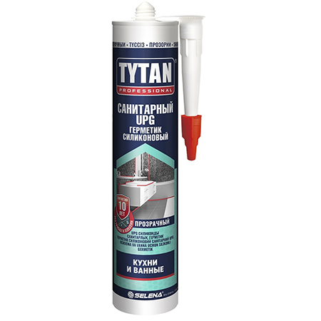 Герметик Tytan Professional силиконовый Санитарный UPG 280мл. (бесцветный) 87607/12