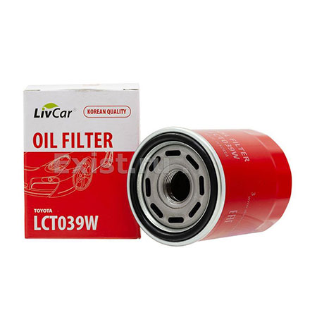 Фильтр масляный LIVCAR Oil Filter, (арт. LCT039W) для Aqua, Crown (AZSH2), Harrier, Noah