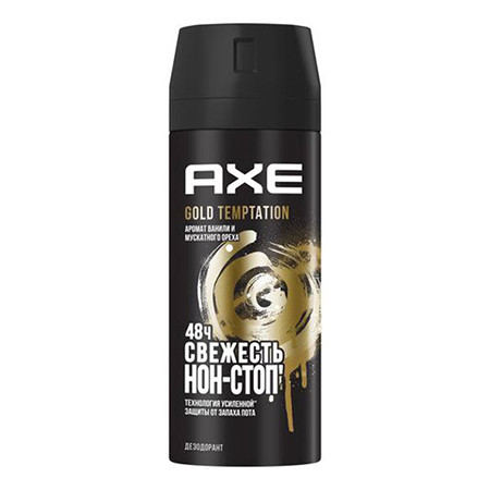 Дезодорант Axe Gold Temptation для мужчин 150мл