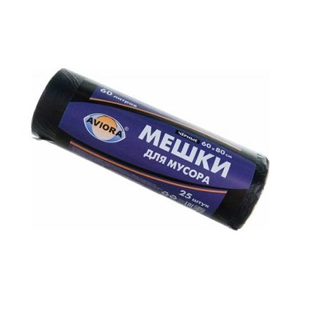 Мешки для мусора 60л Aviora (25шт.) 106-018