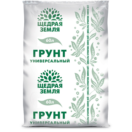 Грунт универсальный Щедрая земля 60л