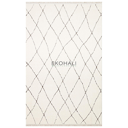 Ковер Boheme 01 White Black 0,8м enrulo
