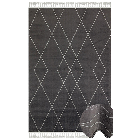 Ковер Urban 02 Black Grey 1,6х2,3 прямой
