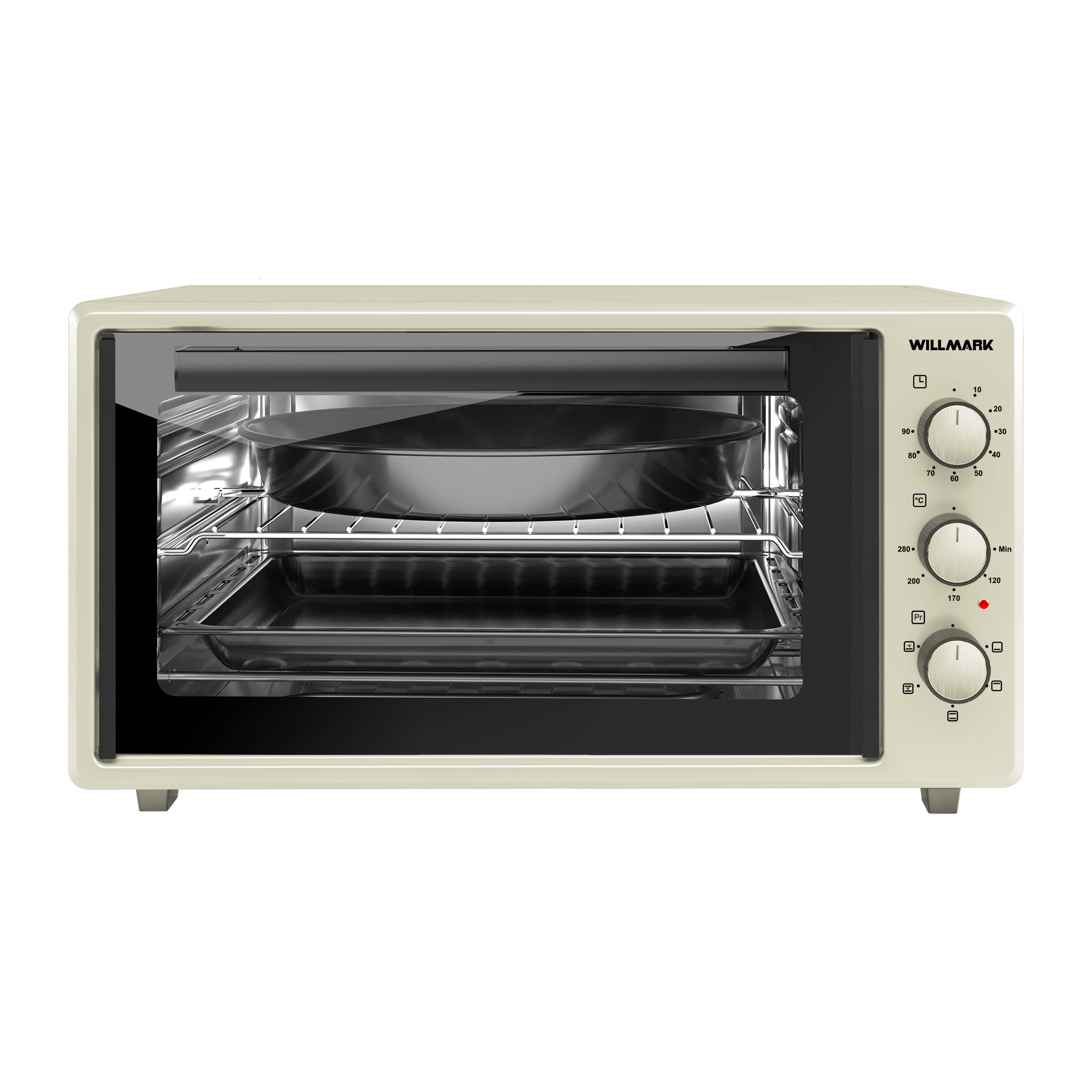 Мини-печь 50л бежевый WILLMARK WOF-505В