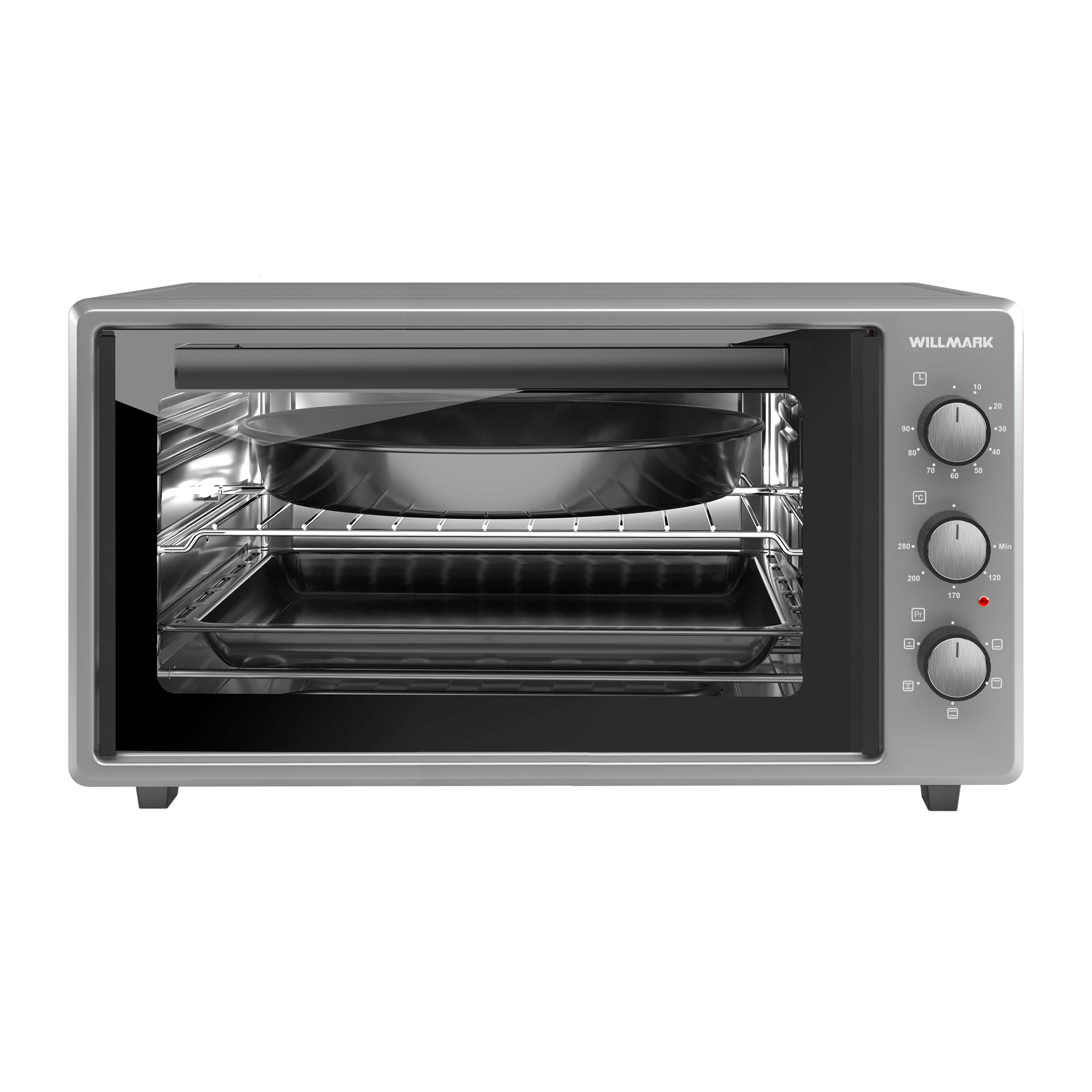 Мини-печь 50л серый WILLMARK WOF-505G