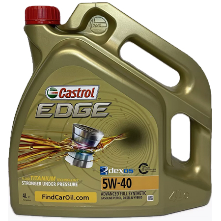 Масло моторное 5W-40, 4 л (синтетика) Castrol EDGE LL (бенз/диз)