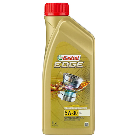 Масло моторное 5W-30, 1 л (синтетика) Castrol EDGE LL (бенз/диз)
