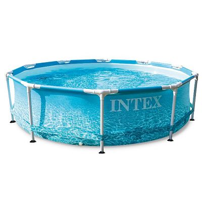 Intex, 28206 Каркасный бассейн Metal Frame 305х76см "Beachside" 4485л