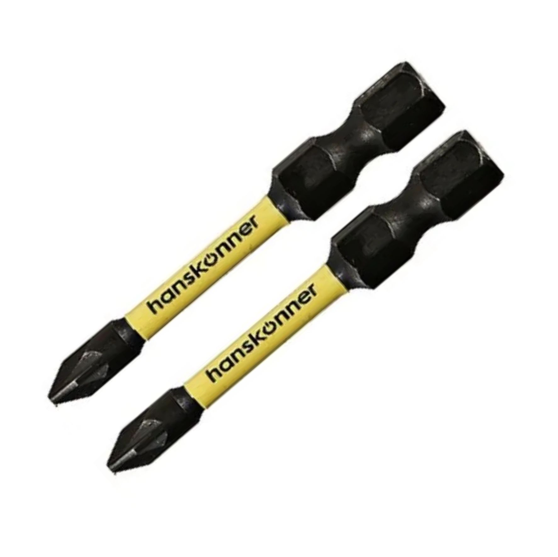 Биты Hanskonner HPZ1-50-2T, PZ1x50мм, ImpactPower, торсионные, 2шт,